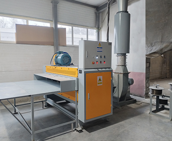 Système d'élimination entièrement automatique des déchets et de collecte de poussière à haute efficacité pour les usines de cartons russes