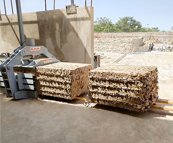 Système complet d'élimination automatisée des déchets pour l'usine de cartons nigériane