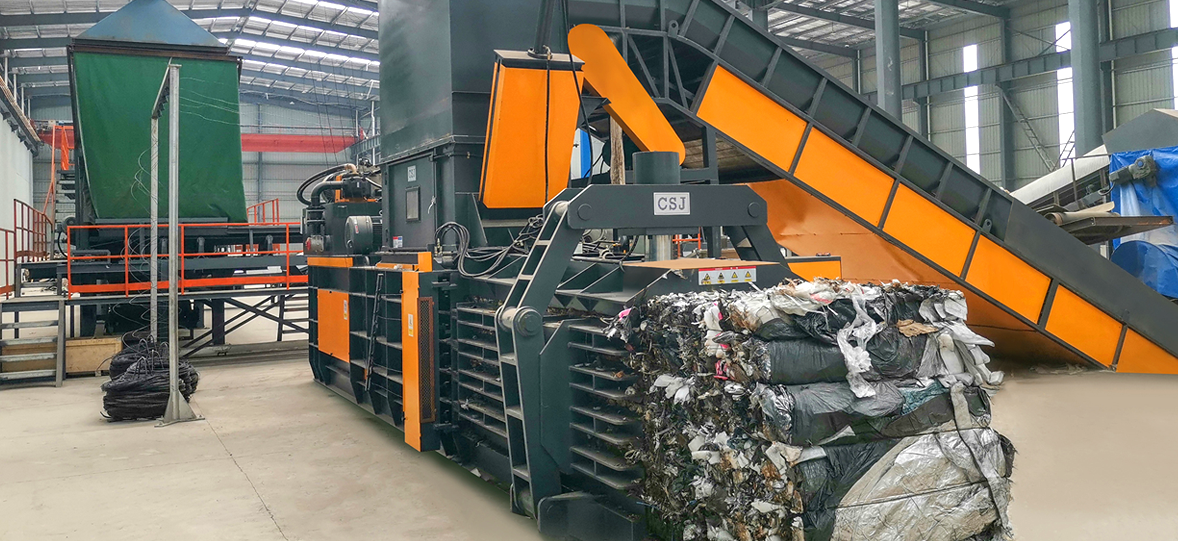 Système de tri et d'emballage de matériaux légers pour la construction et la décoration